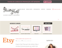 Tablet Screenshot of illustrearte.com.br